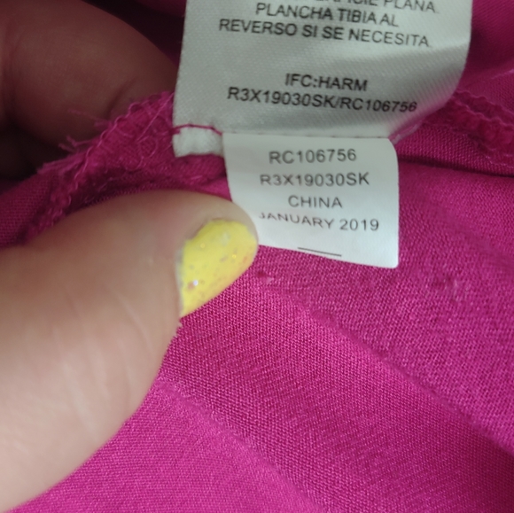 Pink Mesh Overlay Tee RXB 3X - Picture 9 of 9